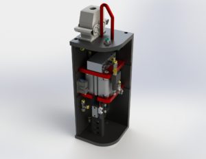 Custom test machine render