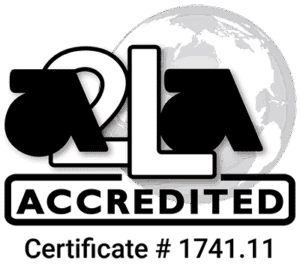 A2LA Accredited - Certificate 1741.11 - Cross Company - CLT