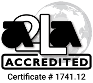 A2LA Accredited - Certificate 1741.12 - Cross Company - COL