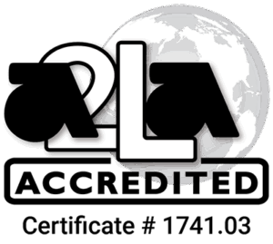 A2LA Accredited - Certificate 1741.03 - Cross Company - BHM