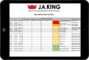 J.A. King Risk Reduction Matrix[J