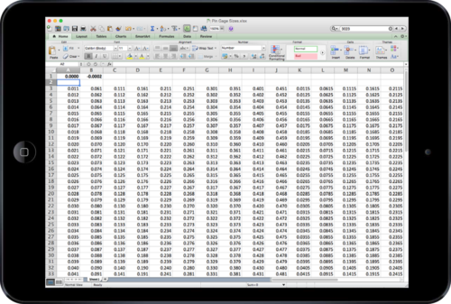 Pin Gage Classifier Database Screenshot e