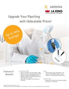 Sartorius Pipette Special 2017 - J.A. King