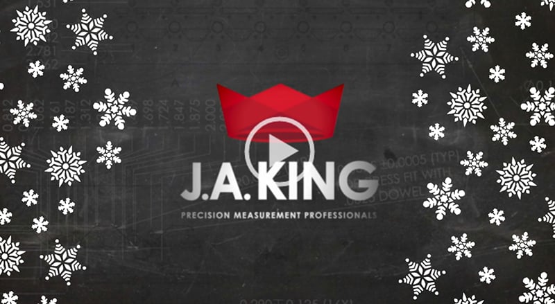 J.A. King Tile Card with Snow