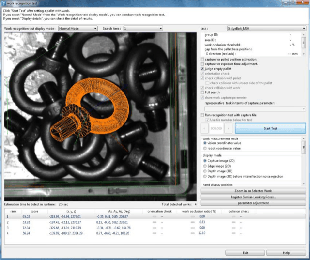 3D bin picking software for industrial manufacturing