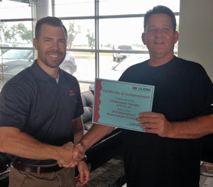 J.A. King Dimensional Measurement Challenge Winner