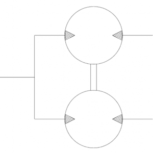 gear type hydraulic flow divider schematic