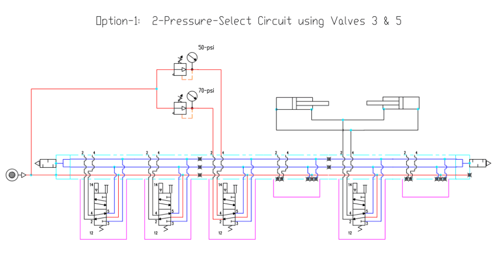 Application Note: Dual Pressure Pneumatic Circuits 2