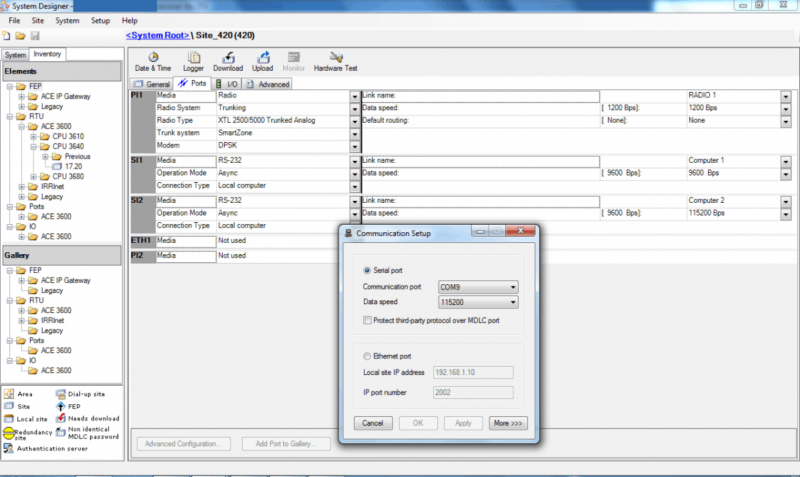 Integrate a Motorola ACE3600 into Wonderware Archestra using a RedLion Cell Modem 12