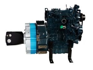 From left to right: Hydraulic Pump, PMAC Generator/Motor, Diesel Engine. Courtesy of InMotion. 