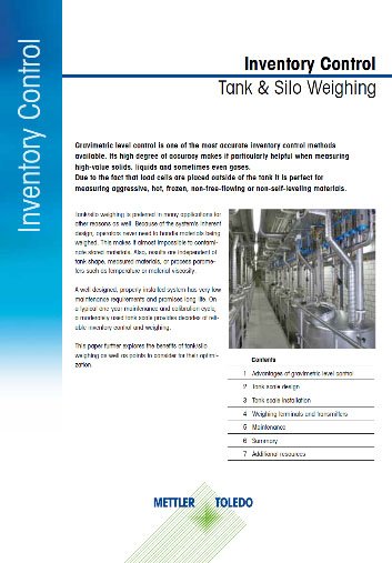 Inventory Control: Tank and Silo Weighing 2