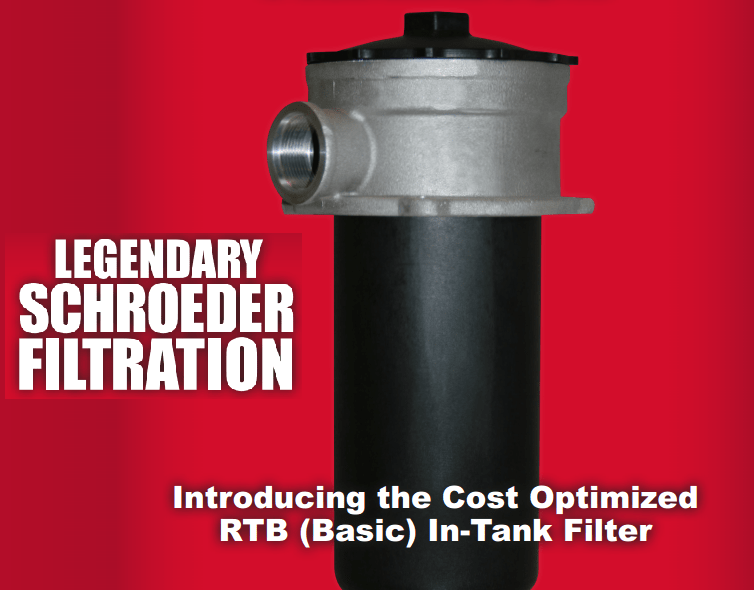 Schroeder Industries' New Low Pressure TopPorted SpinOn Filter Cross Company