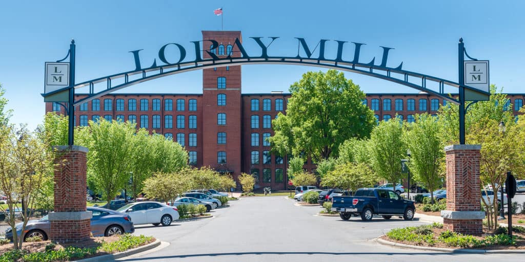 Loray Mills Gastonia NC Cross Automation main entrance