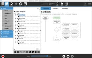 Workflow of program to be sent to robot