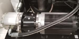 motor for heavy mobile work vehicle