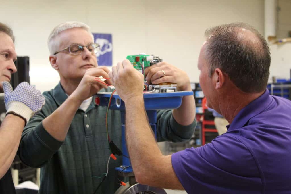 butterfly valve repair with Cross technicians