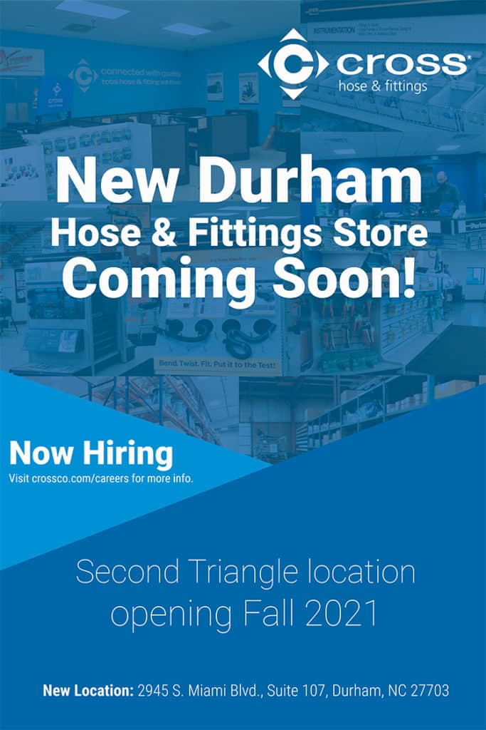 Hose And Fittings In North Carolina Cross Company