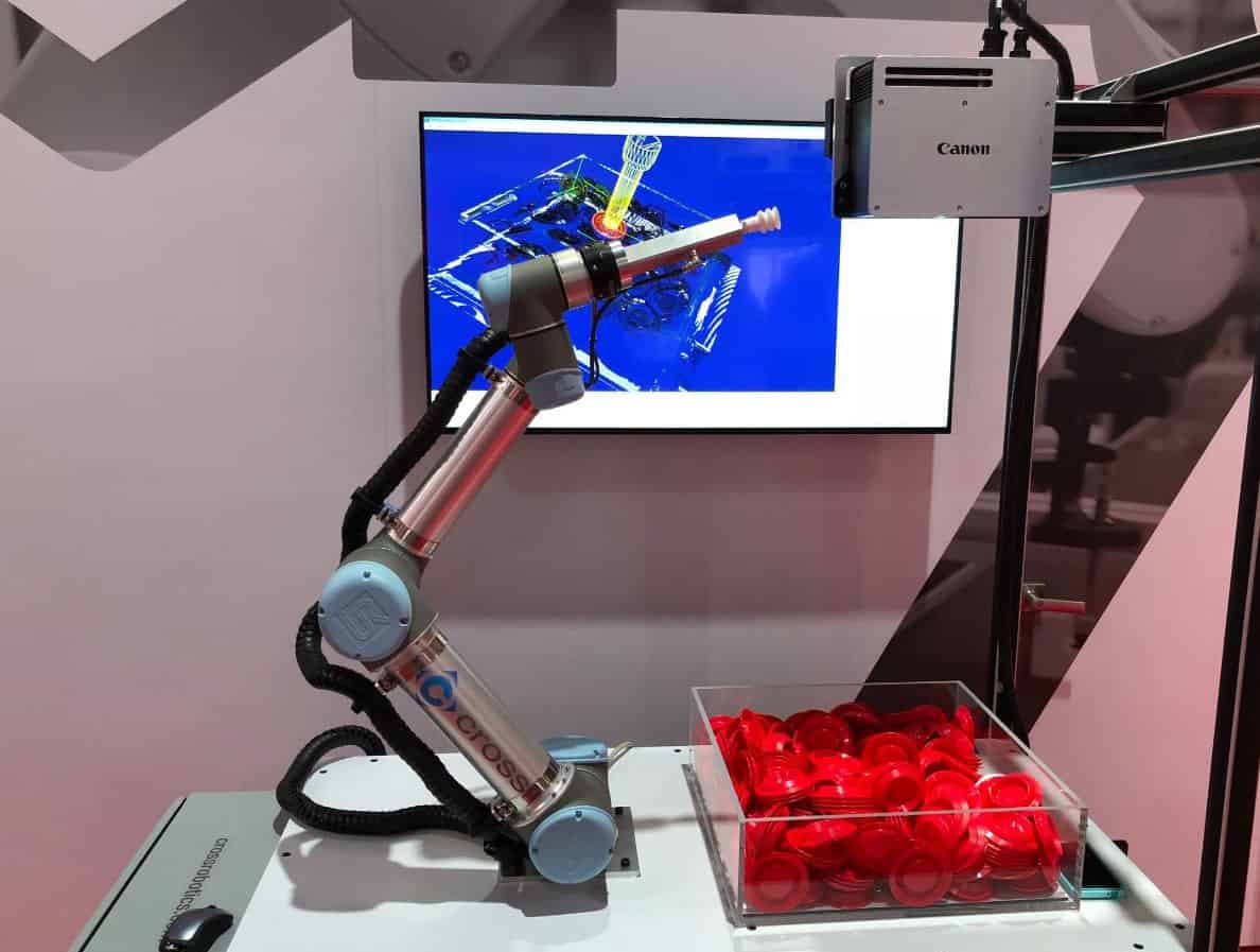 Bin Picking Robot in Action with 3D Software