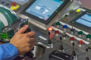 Operator working with new control system
