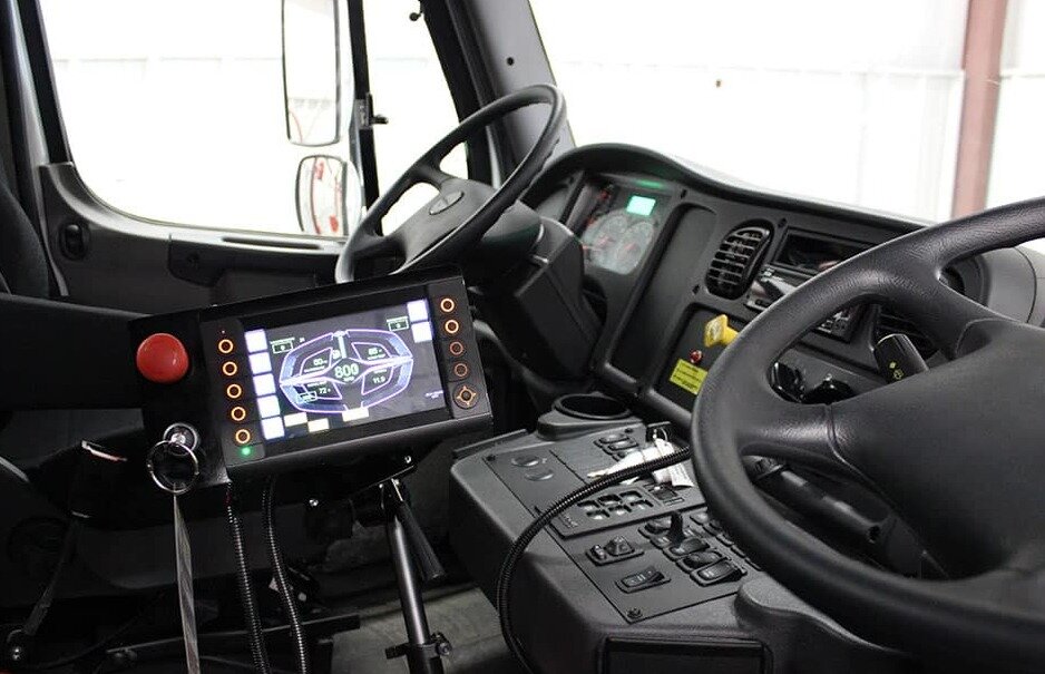 optimized work truck interior