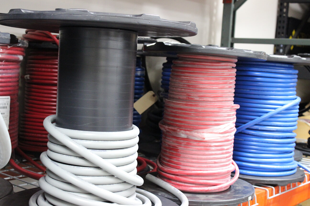 reels of tubing for commercial or industrial use at cross hose store