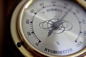 Analog humidity measuring device