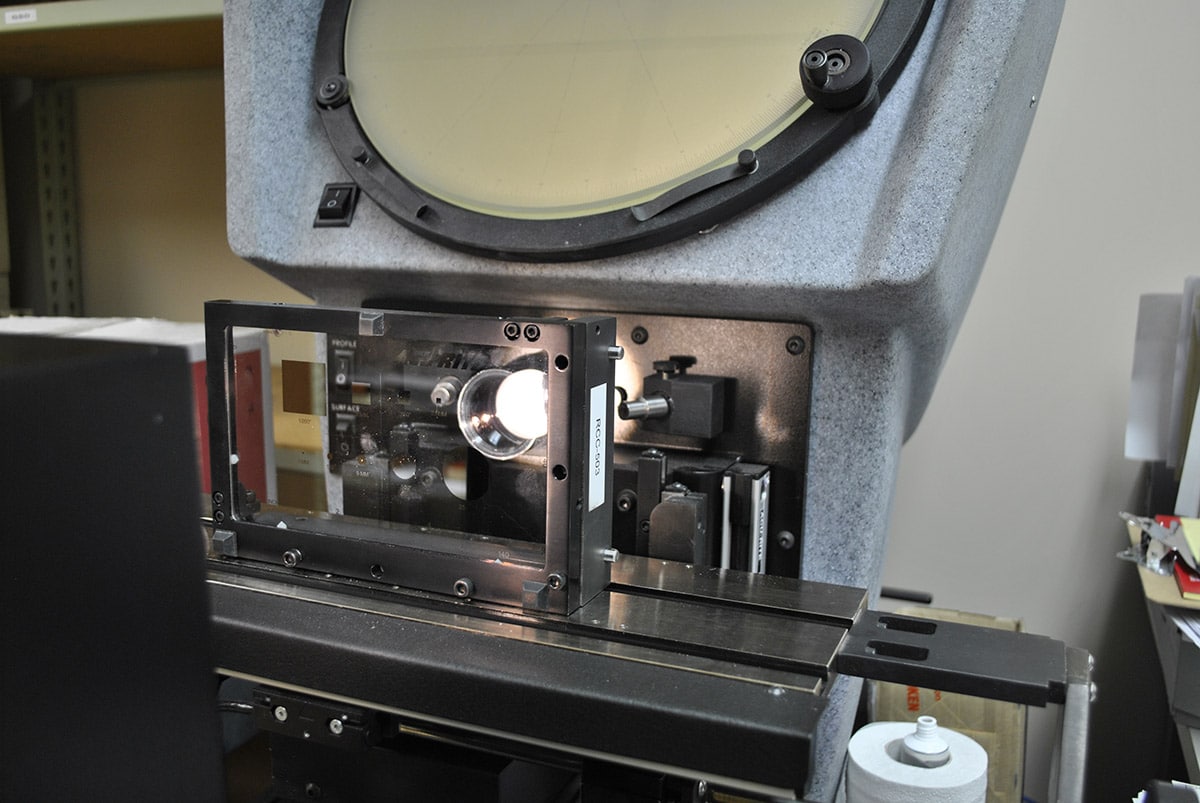 Optical Comparator Calibration 1