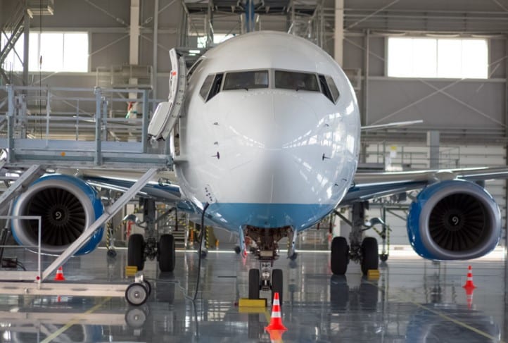 tensiometer calibration performed on airplane