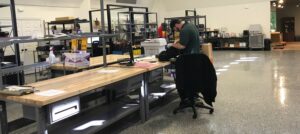 cross calibration laboratory technician at work