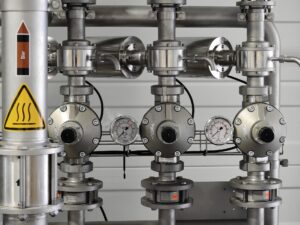 manometers in an industrial facility