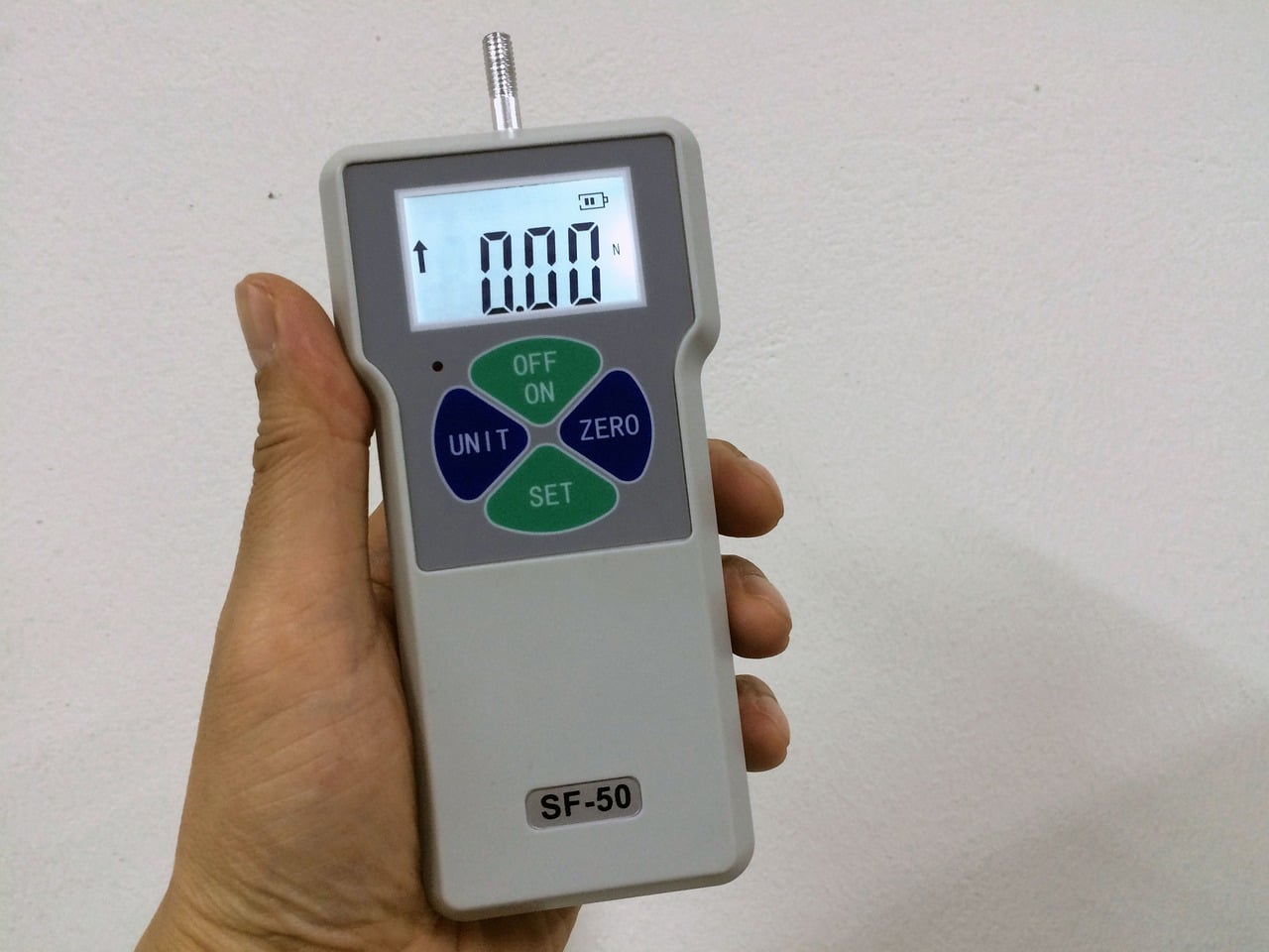 force gauge ready for calibration