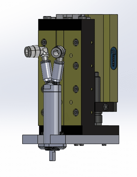 custom pneumatic actuator assembly