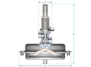 blanket gas regulator valve