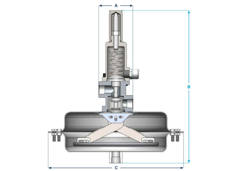 blanket gas regulator valve