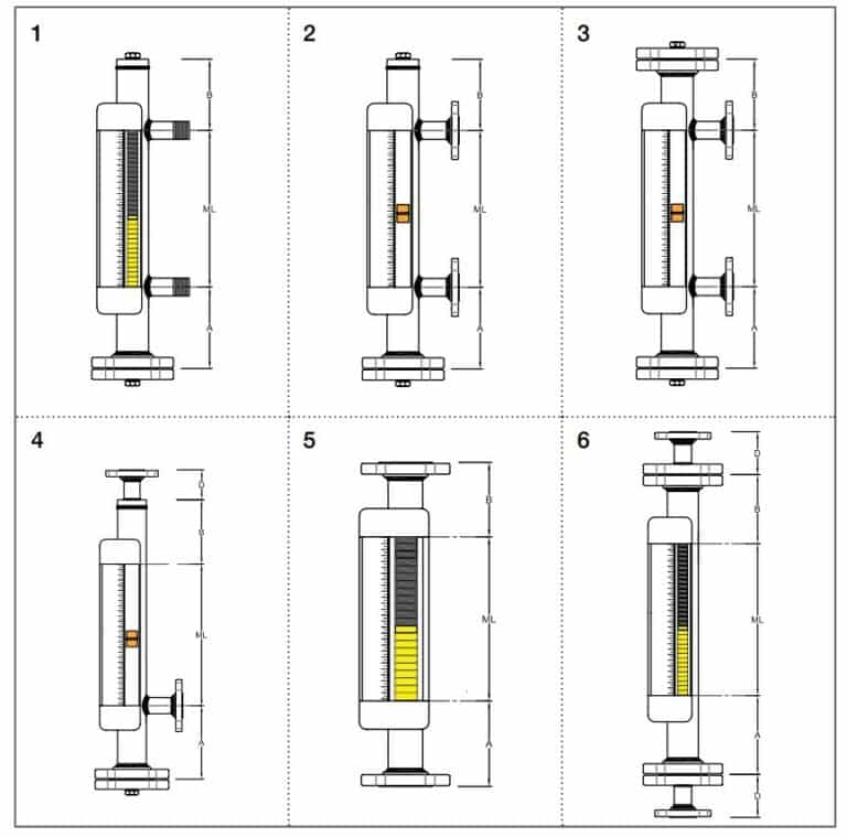 specs for magnetic level indicator