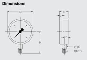 wika pressure gauge schematic