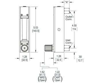 brooks va flow meter schematic