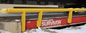 truck scale in the snow
