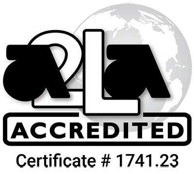 A2LA Accredited - Certificate 1741.23 - Cross Company - CHS