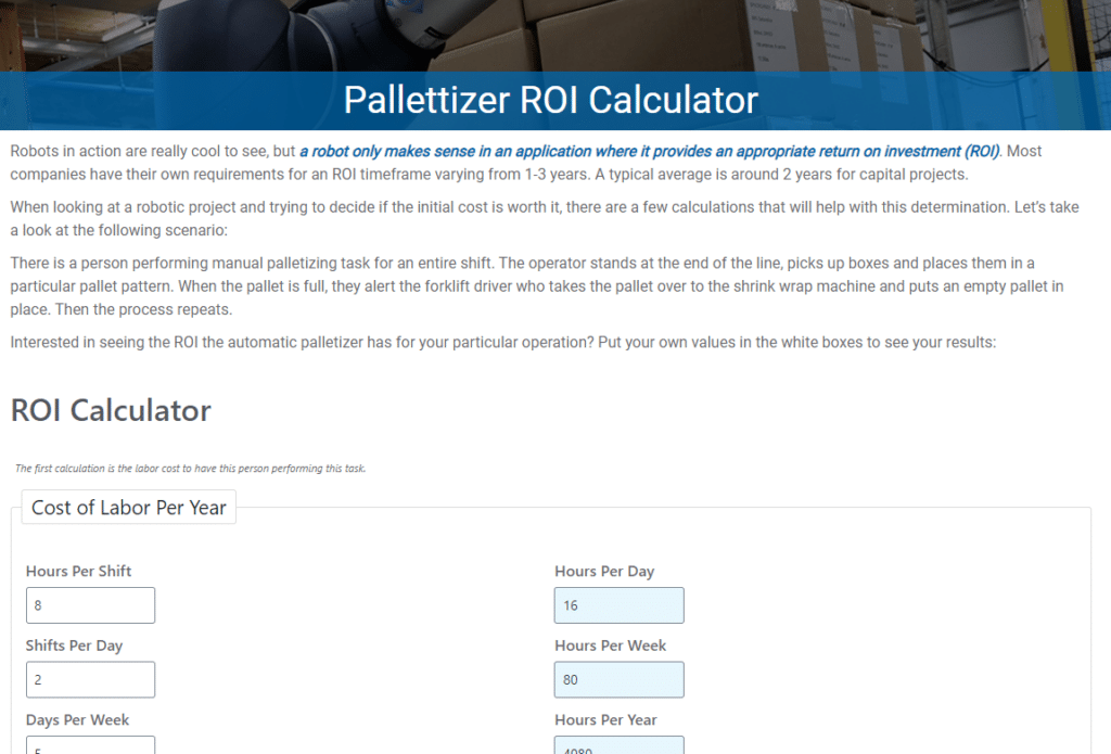 Palletizing Robot 1