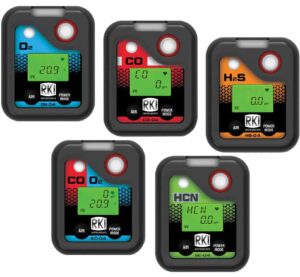 RKI 04 series CO, H2S, O2, or Toxic Single Gas Monitor