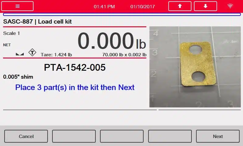 Indicator Software - Kitting - Rice Lake 1280
