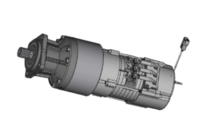 gearbox for heavy duty work machine