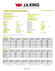 What A Calibration Certificate Should Contain 1