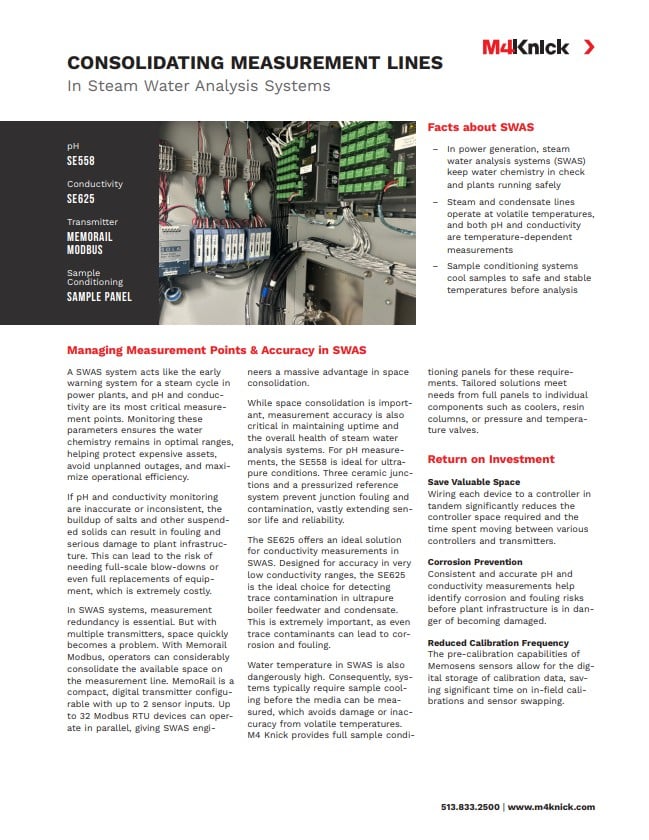 M4 Knick Resource: Consolidating Measurement Lines in SWAS 1