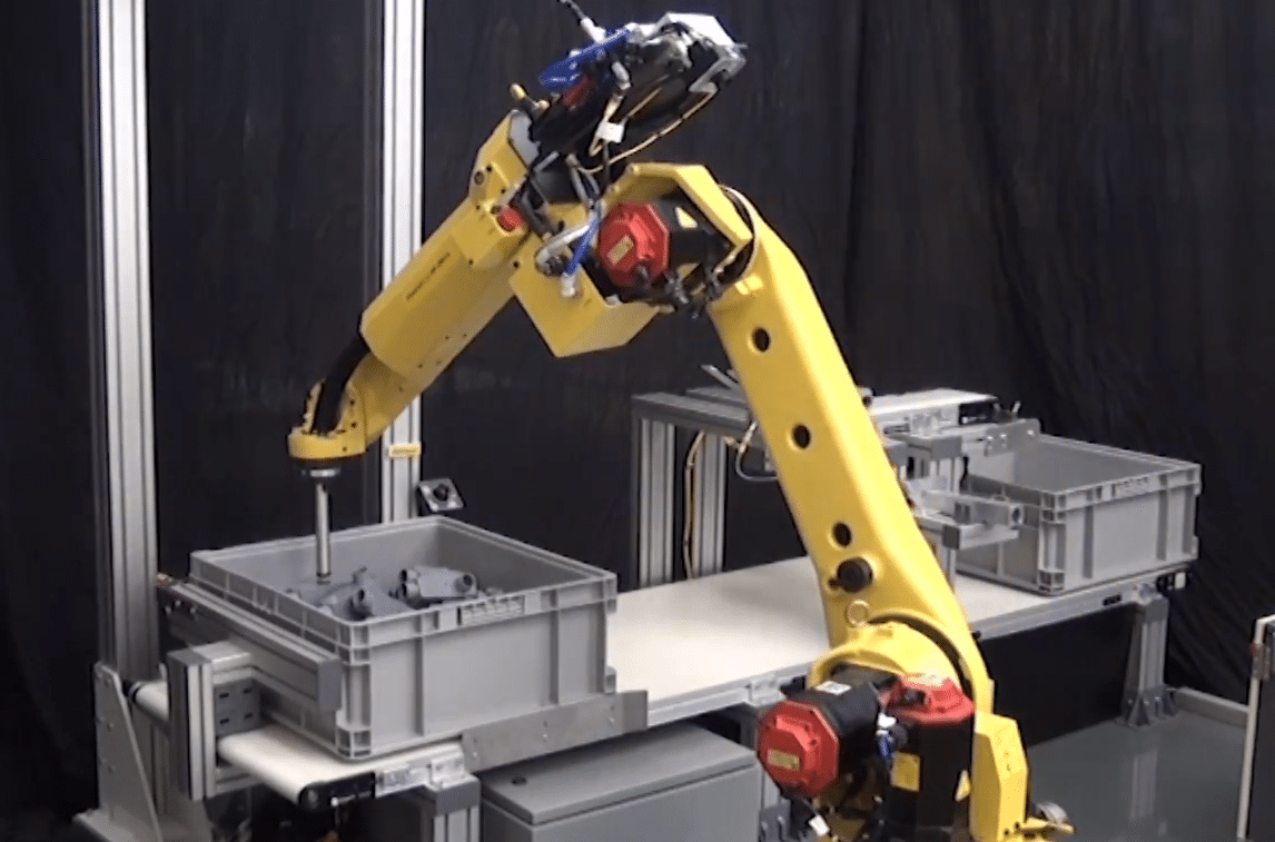 cobot bin picking automation from fanuc
