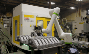 fanuc machine tending cobot application
