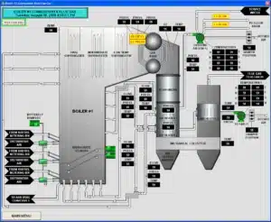 UI for control system for boilers