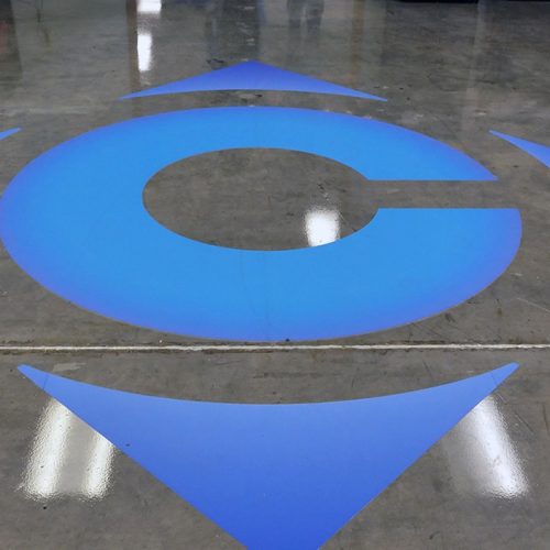 Cross Company Whitsett, NC - Laboratory Floor Decal