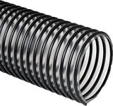 Flexaust Flex-Tube PV-8x12 Plastic 8" Medium Weight Co-Extruded PVC Hose